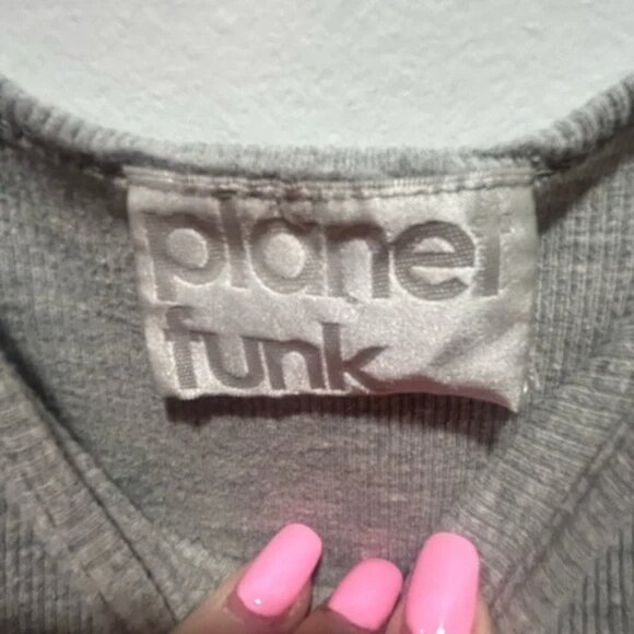 PLANET FUNK size S mini dress with zipper pockets - Picture 3 of 5